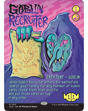 Magic: The Gathering Goblin Recruiter (1313) Near Mint