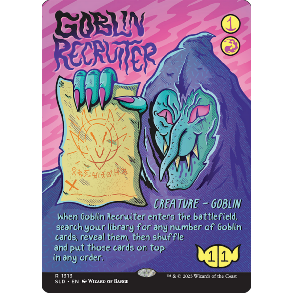 Magic: The Gathering Goblin Recruiter (1313) Near Mint