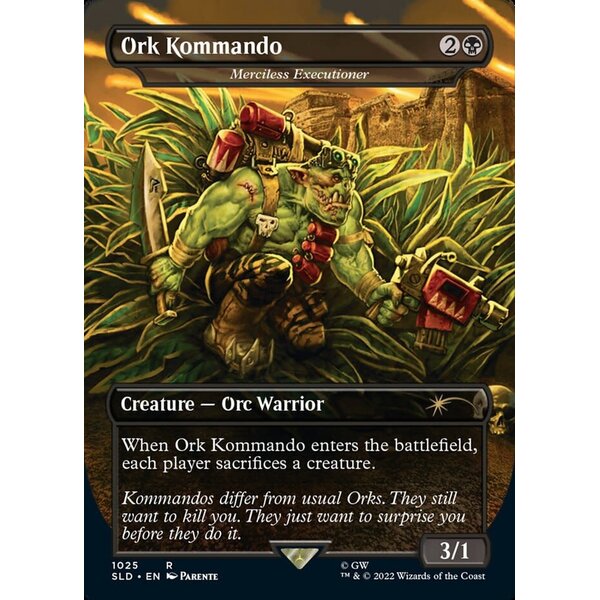 Magic: The Gathering Ork Kommando - Merciless Executioner (Borderless) (1025) Near Mint