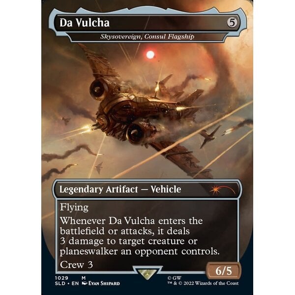 Magic: The Gathering Da Vulcha - Skysovereign, Consul Flagship (Borderless) (1029) Near Mint