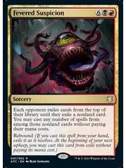 Magic: The Gathering Fevered Suspicion (047) Lightly Played