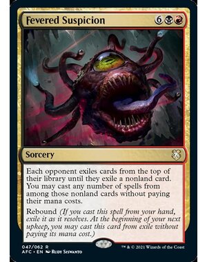 Magic: The Gathering Fevered Suspicion (047) Lightly Played