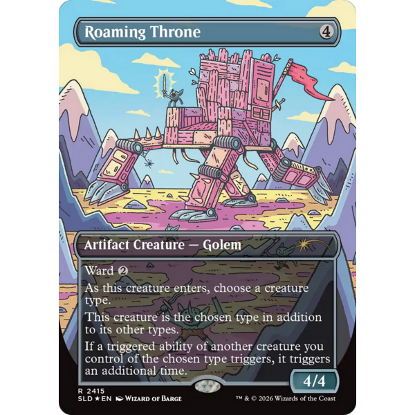 Magic: The Gathering Roaming Throne (2415) Near Mint Foil