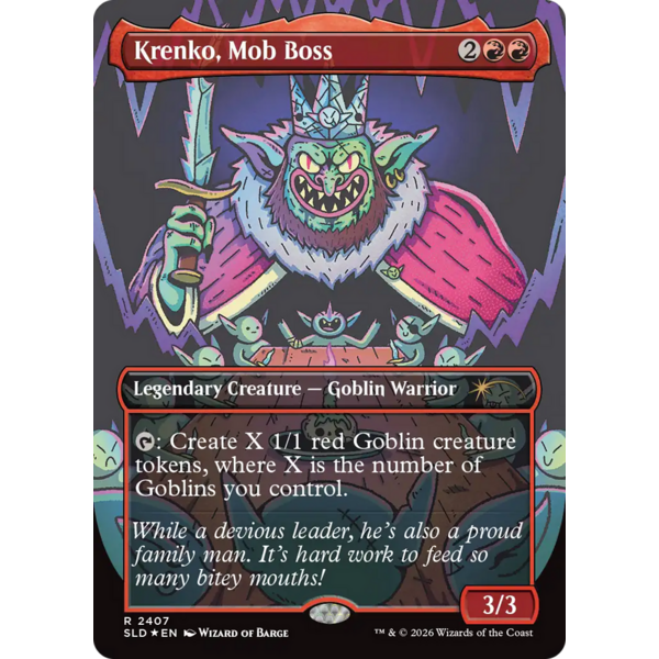 Magic: The Gathering Krenko, Mob Boss (2407) Near Mint Foil