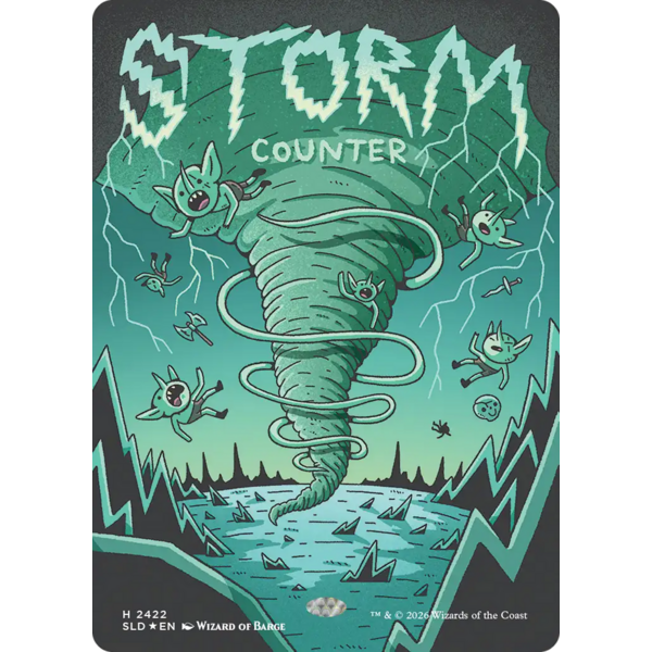 Magic: The Gathering Storm Counter (2422) Near Mint Foil