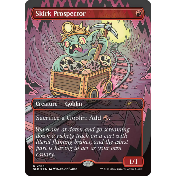 Magic: The Gathering Skirk Prospector (2414) Near Mint Foil
