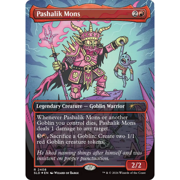 Magic: The Gathering Pashalik Mons (2408) Near Mint Foil