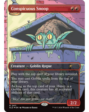 Magic: The Gathering Conspicuous Snoop (2411) Near Mint Foil