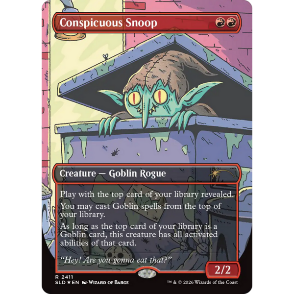 Magic: The Gathering Conspicuous Snoop (2411) Near Mint Foil