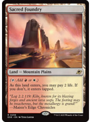 Magic: The Gathering Sacred Foundry (256) Lightly Played Foil