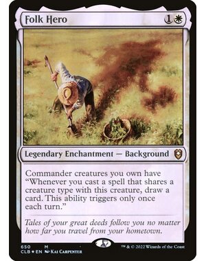 Magic: The Gathering Folk Hero (650) Lightly Played Foil