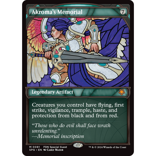 Magic: The Gathering Akroma's Memorial (Showcase) (081) Near Mint