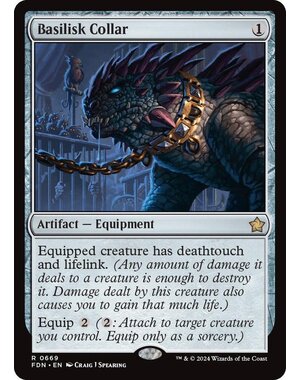 Magic: The Gathering Basilisk Collar (669) Lightly Played