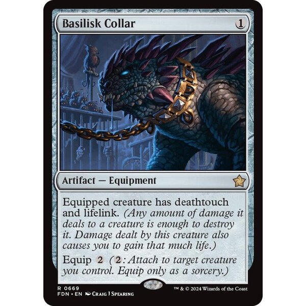 Magic: The Gathering Basilisk Collar (669) Lightly Played