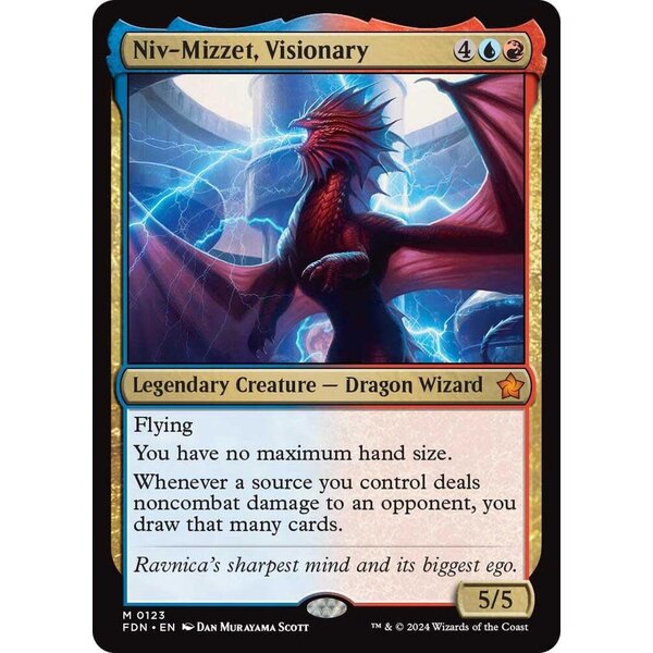 Magic: The Gathering Niv-Mizzet, Visionary (123) Lightly Played