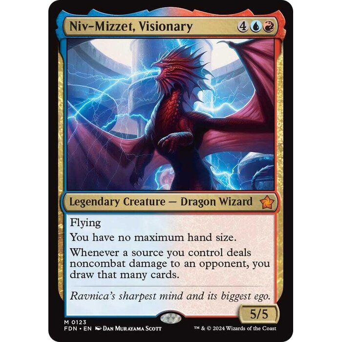 Magic: The Gathering Niv-Mizzet, Visionary (123) Lightly Played