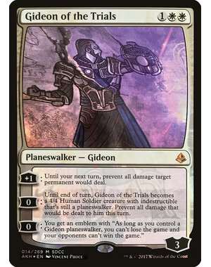 Magic: The Gathering Gideon of the Trials (SDCC 2017 Exclusive) (014) Lightly Played Foil