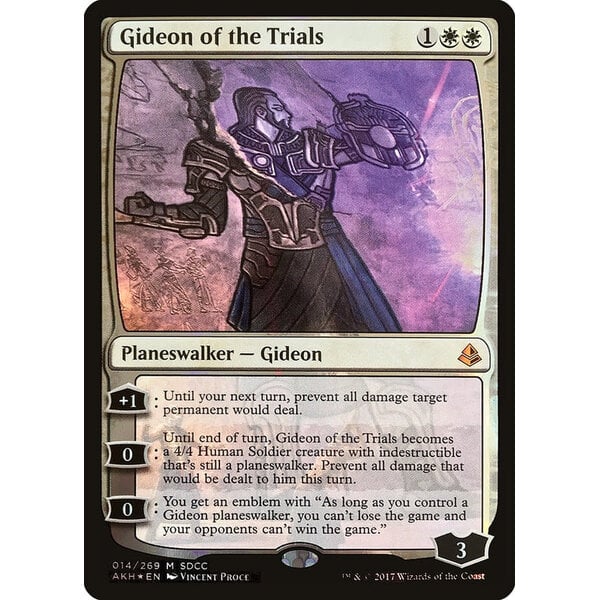 Magic: The Gathering Gideon of the Trials (SDCC 2017 Exclusive) (014) Lightly Played Foil
