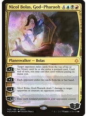 Magic: The Gathering Nicol Bolas, God-Pharaoh (SDCC 2017 Exclusive) (140) Lightly Played Foil