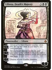 Magic: The Gathering Liliana, Death's Majesty (SDCC 2017 Exclusive) (097) Lightly Played Foil