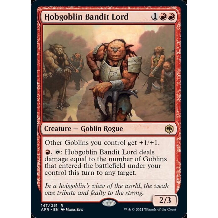 Magic: The Gathering Hobgoblin Bandit Lord (147) Lightly Played