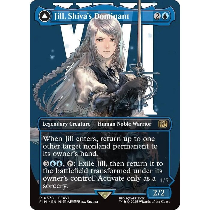 Magic: The Gathering Jill, Shiva's Dominant (Borderless) (378) Lightly Played