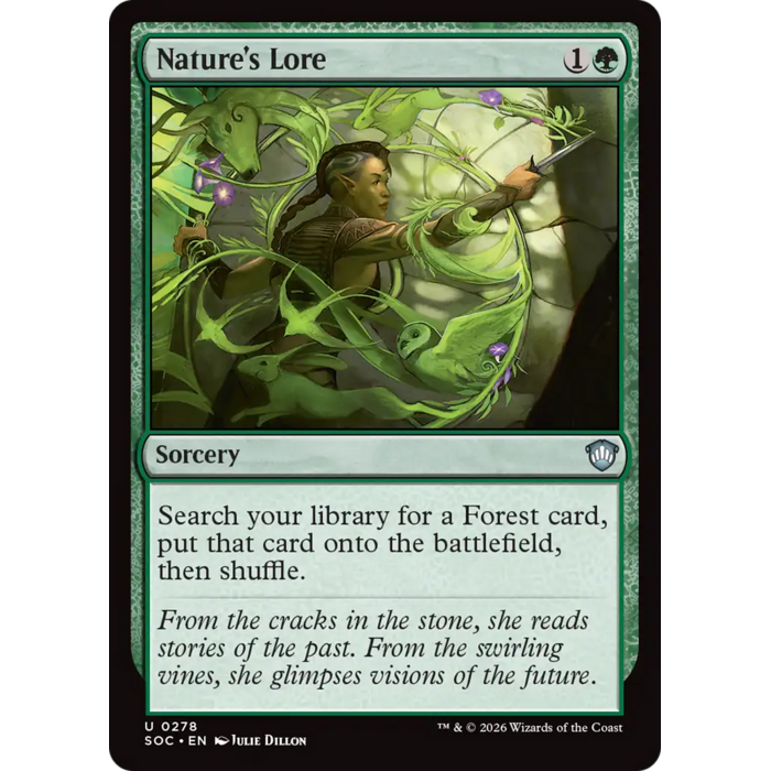 Magic: The Gathering Nature's Lore (278) Lightly Played