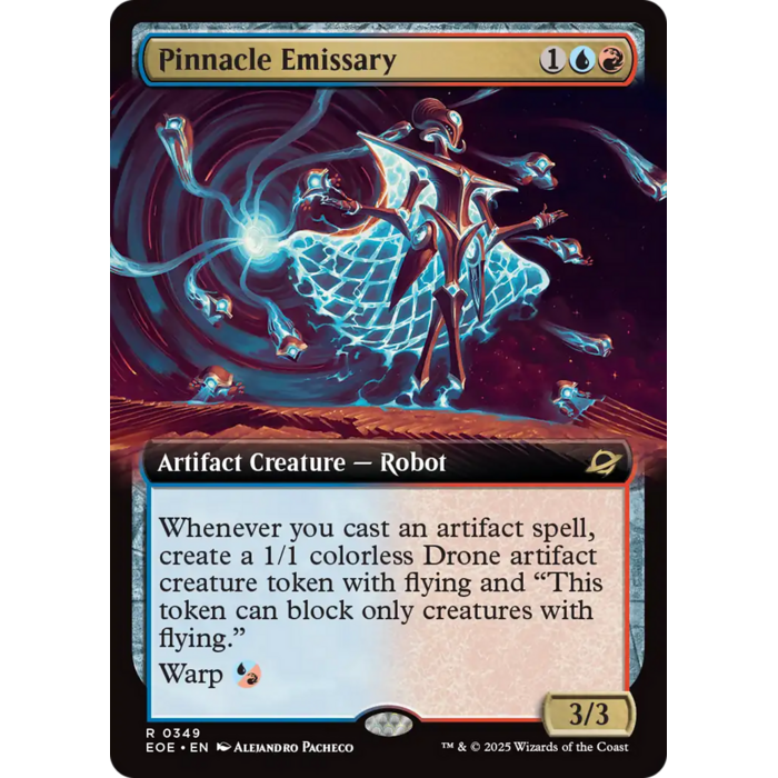 Magic: The Gathering Pinnacle Emissary (Extended Art) (349) Lightly Played Foil