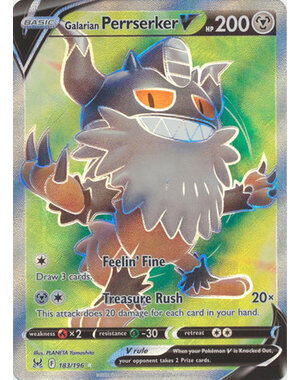 Pokemon Galarian Perrserker V (Full Art) (183) Lightly Played Holofoil