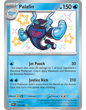 Pokemon Palafin (124) Lightly Played Holofoil