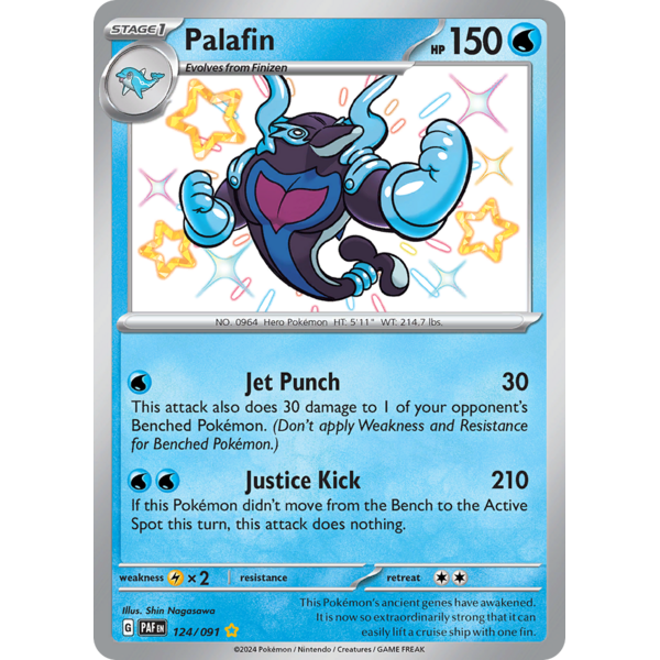 Pokemon Palafin (124) Lightly Played Holofoil