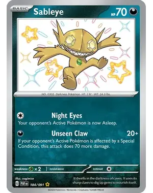 Pokemon Sableye (184) Lightly Played Holofoil