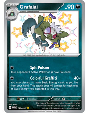 Pokemon Grafaiai (190) Lightly Played Holofoil