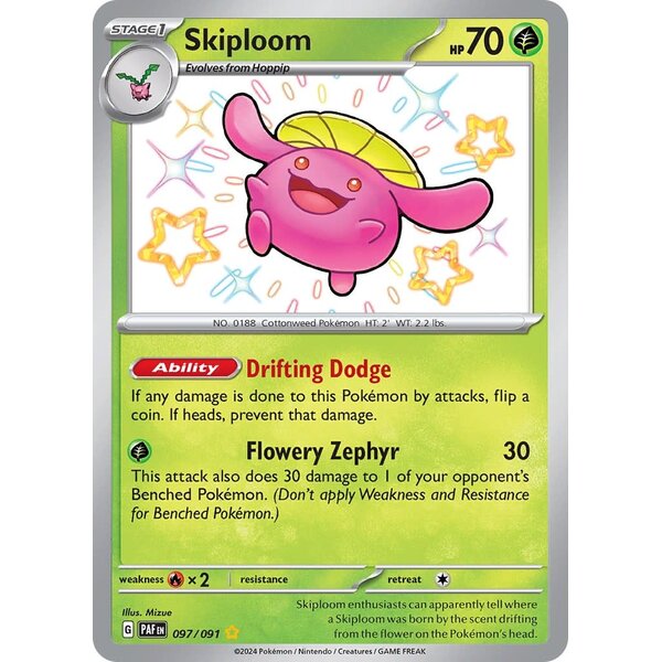 Pokemon Skiploom (097) Lightly Played Holofoil