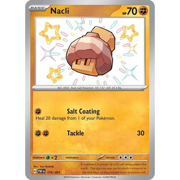Pokemon Nacli (176) Lightly Played Holofoil