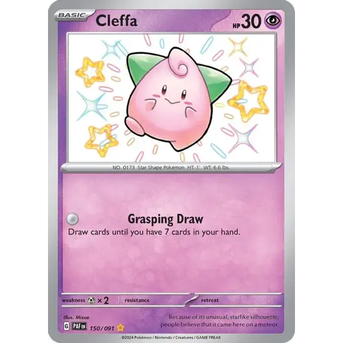 Pokemon Cleffa (150) Lightly Played Holofoil