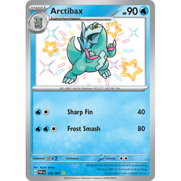 Pokemon Arctibax (129) Lightly Played Holofoil
