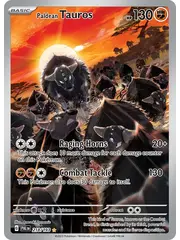 Pokemon Paldean Tauros (218) Lightly Played Holofoil