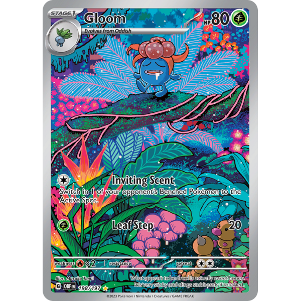 Pokemon Gloom (198) Lightly Played Holofoil