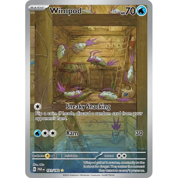 Pokemon Wimpod (191) Lightly Played Holofoil