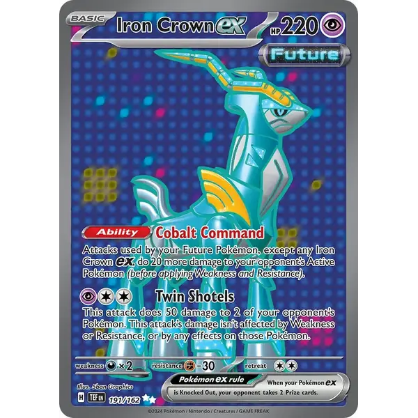 Pokemon Iron Crown ex (191) Lightly Played Holofoil