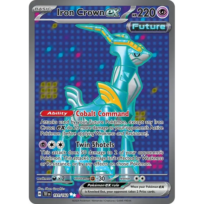 Pokemon Iron Crown ex (191) Lightly Played Holofoil