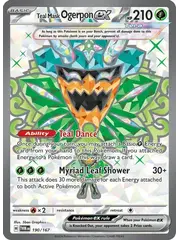 Pokemon Teal Mask Ogerpon ex (190) Lightly Played Holofoil