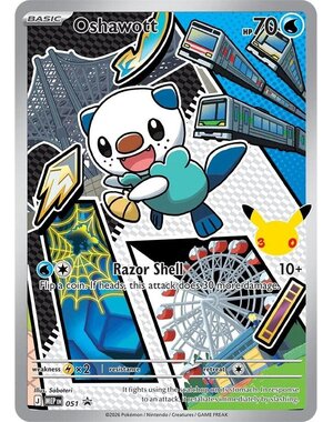 Pokemon Oshawott (051) Near Mint Holofoil