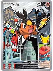 Pokemon Tepig (050) Near Mint Holofoil