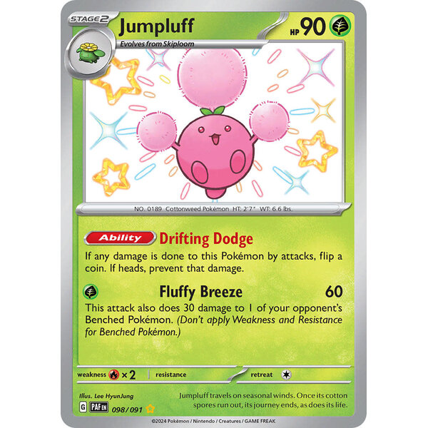 Pokemon Jumpluff (098) Lightly Played Holofoil