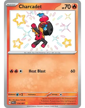 Pokemon Charcadet (114) Lightly Played Holofoil