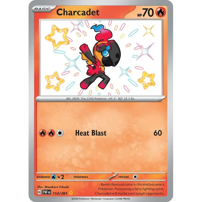 Pokemon Charcadet (114) Lightly Played Holofoil