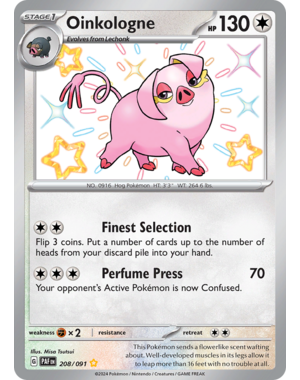 Pokemon Oinkologne (208) Lightly Played Holofoil