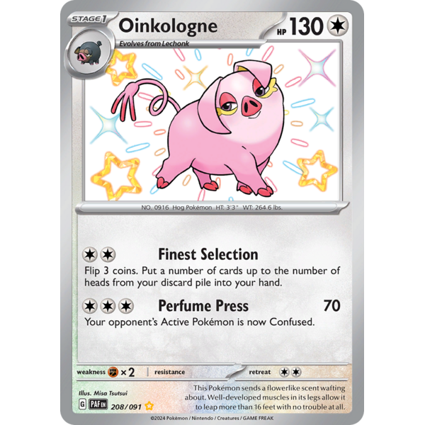 Pokemon Oinkologne (208) Lightly Played Holofoil